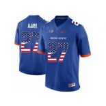 2016 US Flag Fashion Men's Boise State Broncos Jay Ajayi #27 College Football Jerseys - Blue