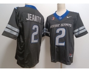 Men's Boise State Broncos #2 Ashton Jeanty Black 2024 F.U.S.E. Vapor Limited Stitched Football Jersey