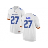 Men's Boise State Broncos Jay Ajayi #27 College Football Jerseys - White