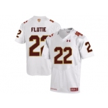 Men's Under Armour Boston College Eagles Doug Flutie #22 Fenway Event Authentic Performance Jersey - White