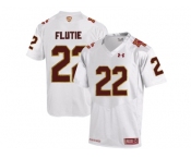 Men's Under Armour Boston College Eagles Doug Flutie #22 Fenway Event Authentic Performance Jersey - White