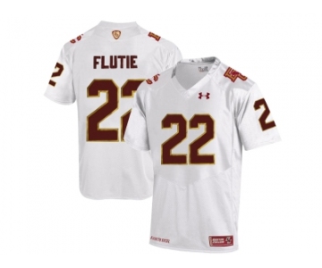 Men's Under Armour Boston College Eagles Doug Flutie #22 Fenway Event Authentic Performance Jersey - White