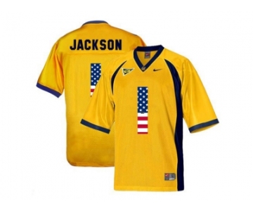 2016 US Flag Fashion Men's California Golden Bears DeSean Jackson #1 College Football Jersey - Golden