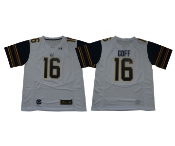 California Golden Bears #16 Jared Goff White College Football Jersey