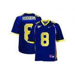 Men's California Golden Bears Aaron Rodgers #8 College Football Jersey - Navy Blue