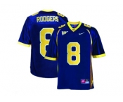 Men's California Golden Bears Aaron Rodgers #8 College Football Jersey - Navy Blue