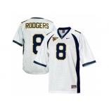 Men's California Golden Bears Aaron Rodgers #8 College Football Jersey - White