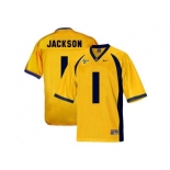 Men's California Golden Bears DeSean Jackson #1 College Football Jersey - Golden