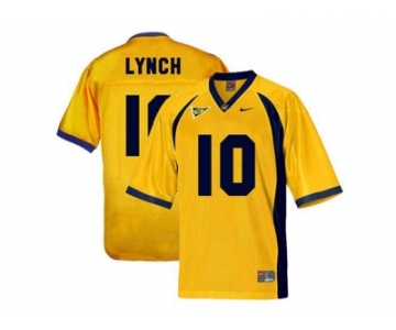 Men's California Golden Bears Marshawn Lynch #10 College Football Jersey - Golden