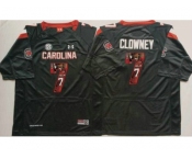 South Carolina Fighting Gamecocks #7 Jadeveon Clowney Black Player Fashion Stitched NCAA Jersey