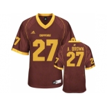 Central Michigan Chippewas Antonio Brown #27 College Football Jersey - Maroon