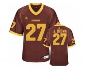 Central Michigan Chippewas Antonio Brown #27 College Football Jersey - Maroon