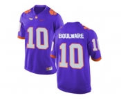 2016 Clemson Tigers Ben Boulware #10 College Football Limited Jersey - Purple