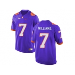 2016 Clemson Tigers Mike Williams #7 College Football Limited Jersey - Purple