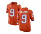 2016 Clemson Tigers Wayne Gallman II #9 College Football Limited Jersey - Orange