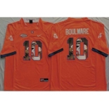 Clemson Tigers #10 Ben Boulware Orange Player Fashion Stitched NCAA Jersey