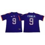 Clemson Tigers #9 Travis Etienne Jr. Purple Nike College Football Jersey