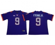 Clemson Tigers #9 Travis Etienne Jr. Purple Nike College Football Jersey