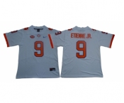 Clemson Tigers #9 Travis Etienne Jr. White Nike College Football Jersey