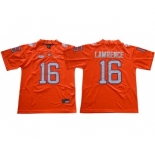 Nike Tigers #16 Trevor Lawrence Orange Limited Stitched NCAA Jersey