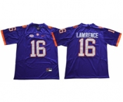 Nike Tigers #16 Trevor Lawrence Purple Limited Stitched NCAA Jersey