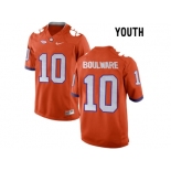 2016 Youth Clemson Tigers Ben Boulware #10 College Football Limited Jersey - Orange