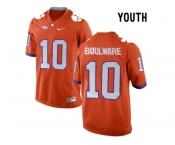 2016 Youth Clemson Tigers Ben Boulware #10 College Football Limited Jersey - Orange