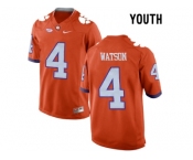 2016 Youth Clemson Tigers DeShaun Watson #4 College Football Limited Jersey - Orange