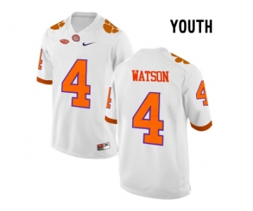 2016 Youth Clemson Tigers DeShaun Watson #4 College Football Limited Jersey - White