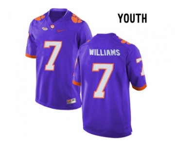 2016 Youth Clemson Tigers Mike Williams #7 College Football Limited Jersey - Purple