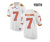 2016 Youth Clemson Tigers Mike Williams #7 College Football Limited Jersey - White