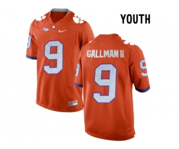 2016 Youth Clemson Tigers Wayne Gallman II #9 College Football Limited Jersey - Orange