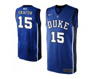 Duke Blue Devils Jahlil Okafor #15 College Basketball Jersey - Duke Blue