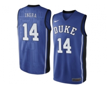 Men's Duke Blue Devils Brandon Ingram #14 V Neck College Basketball Elite Jersey - - Royal Blue