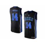 Men's Duke Blue Devils Brandon Ingram #14 V Neck College Basketball Elite Jersey - Black