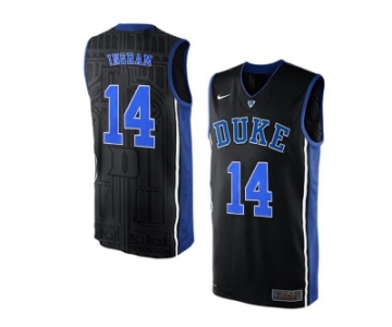 Men's Duke Blue Devils Brandon Ingram #14 V Neck College Basketball Elite Jersey - Black