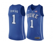 Men's Kyrie Irving #1 Duke Blue Devils Hyper Elite Authentic Performance Basketball Jersey - Royal Blue