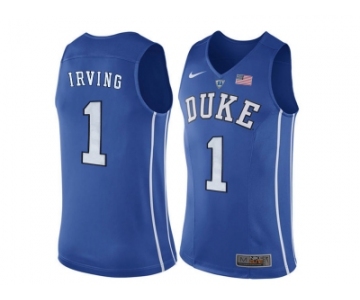 Men's Kyrie Irving #1 Duke Blue Devils Hyper Elite Authentic Performance Basketball Jersey - Royal Blue