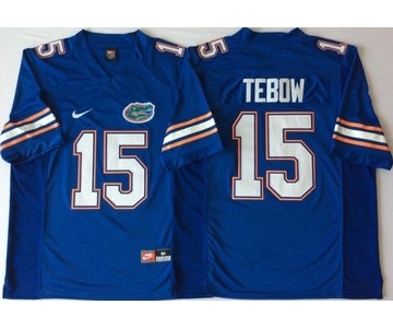 Florida Gators #15 Tim Tebow Blue College Football Jersey