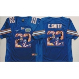 Florida Gators #22 Emmitt Smith Blue Player Fashion Stitched NCAA Jersey