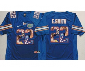 Florida Gators #22 Emmitt Smith Blue Player Fashion Stitched NCAA Jersey