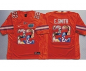 Florida Gators #22 Emmitt Smith Orange Player Fashion Stitched NCAA Jerse