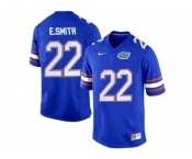 Florida Gators E.Smith #22 College Football Jersey - Royal Blue