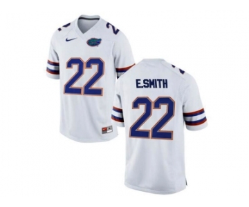 Florida Gators E.Smith #22 College Football Jersey - White