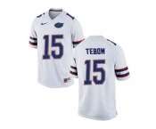 Florida Gators Tim Tebow #15 College Football Jersey - White