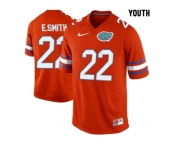 Youth Florida Gators E.Smith #22 College Football Jersey - Orange