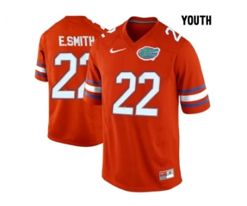 Youth Florida Gators E.Smith #22 College Football Jersey - Orange