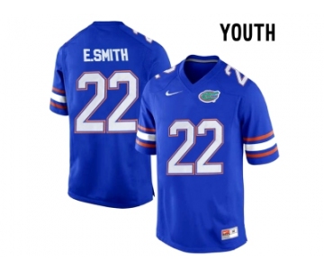 Youth Florida Gators E.Smith #22 College Football Jersey - Royal Blue