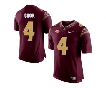 2016 Men's Florida State Seminoles Dalvin Cook #4 College Football Limited Jersey - Red