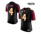 2016 Youth Florida State Seminoles Dalvin Cook #4 College Football Limited Jersey - Black